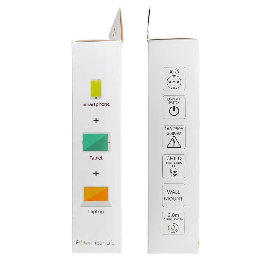 Πολύπριζα 3θ Με Διακόπτη 3M,3g1,5 λευκό LS-330W LIME Πολύπριζα 3θ Με Διακόπτη 3M,3g1,5 λευκό LS-330W LIME