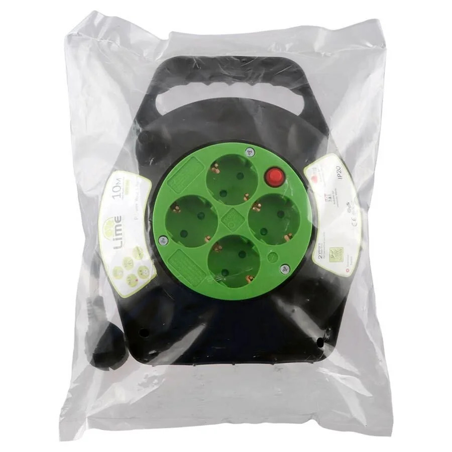 Μπαλαντέζα 10Μ Δαπέδου με 4 Πρίζες & Διακόπτη 16A 3Χ1,5MM με προστασία μαύρο LS-RE10M LIME Μπαλαντέζα 10Μ Δαπέδου με 4 Πρίζες & Διακόπτη 16A 3Χ1,5MM με προστασία μαύρο LS-RE10M LIME