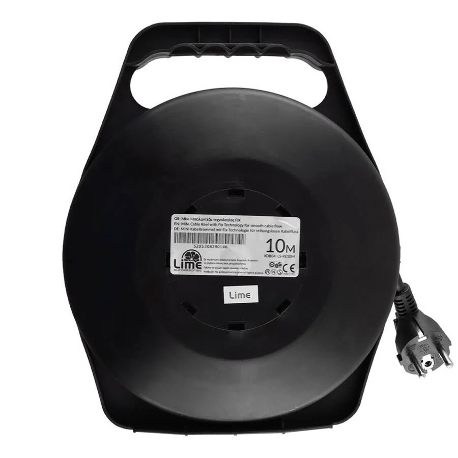 Μπαλαντέζα 10Μ Δαπέδου με 4 Πρίζες & Διακόπτη 16A 3Χ1,5MM με προστασία μαύρο LS-RE10M LIME Μπαλαντέζα 10Μ Δαπέδου με 4 Πρίζες & Διακόπτη 16A 3Χ1,5MM με προστασία μαύρο LS-RE10M LIME