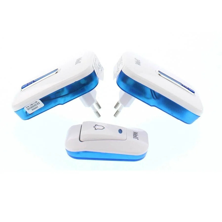 Κουδούνι Ασύρματο AC/DC 2 Δέκτες - 1 Πομπός(Κουδούνι) 51 Μελωδιών Well DOORBELL-JINGLE-WL Κουδούνι Ασύρματο AC/DC 2 Δέκτες - 1 Πομπός(Κουδούνι) 51 Μελωδιών Well DOORBELL-JINGLE-WL