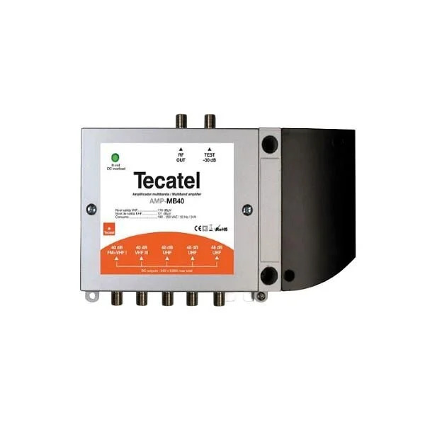 Κεντρικός ενισχυτής, 47 - 862MHz, 48dbs, 121 dbmV. AMP-MB40 Κεντρικός ενισχυτής, 47 - 862MHz, 48dbs, 121 dbmV. AMP-MB40