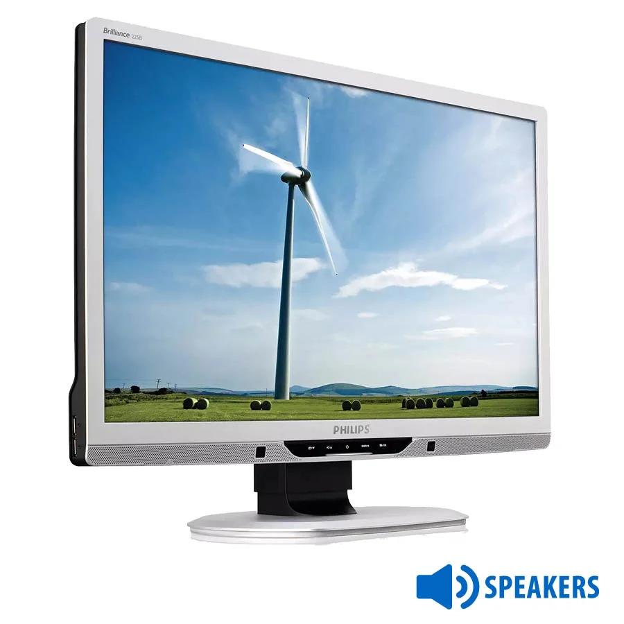 Used Monitor 225B2 TFT/Philips/22``/1680x1050/Wide/Silver/Black/w/Speakers/D-SUB & DVI-D & USB HUB Used Monitor 225B2 TFT/Philips/22``/1680x1050/Wide/Silver/Black/w/Speakers/D-SUB & DVI-D & USB HUB