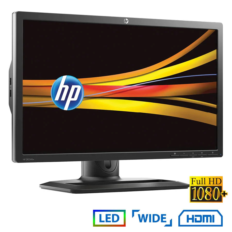 Used (A-) Monitor ZR2440w IPS LED/HP/24\\"FHD/1920x1200/Wide/Black/Grade A-/DVI-D & DP & HDMI & USB HU Used (A-) Monitor ZR2440w IPS LED/HP/24\\"FHD/1920x1200/Wide/Black/Grade A-/DVI-D & DP & HDMI & USB HU