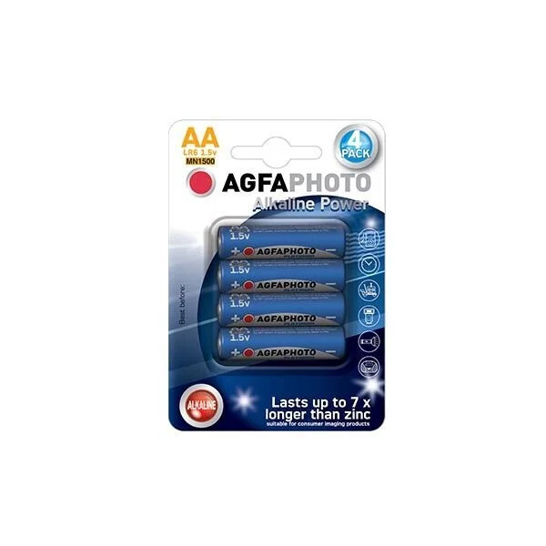 AGFA LR06 AA 4τεμ Αλκαλική Μπαταρία AGFA LR06 AA 4τεμ Αλκαλική Μπαταρία
