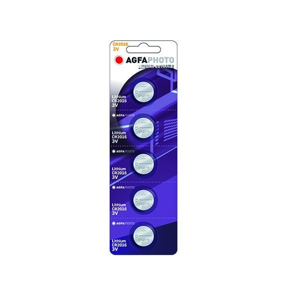 AGFA CR2016 5τεμ Λιθίου Μπαταρία AGFA CR2016 5τεμ Λιθίου Μπαταρία