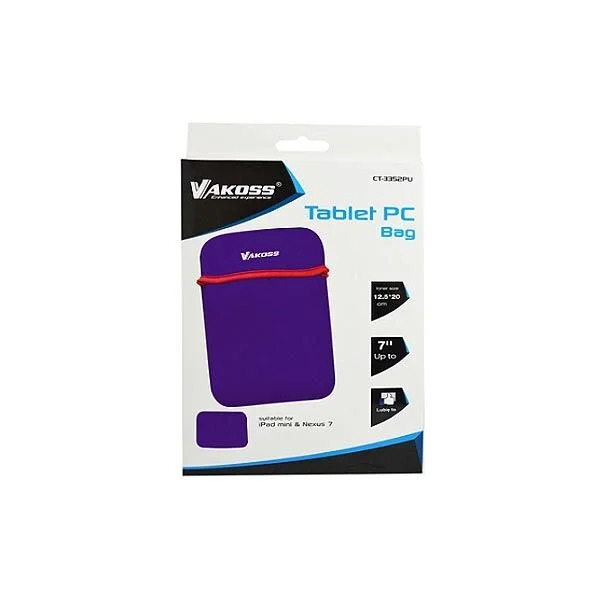 Θήκη για tablet CT-3862U μωβ από Neoprene έως 7`` VAKOSS Θήκη για tablet CT-3862U μωβ από Neoprene έως 7`` VAKOSS
