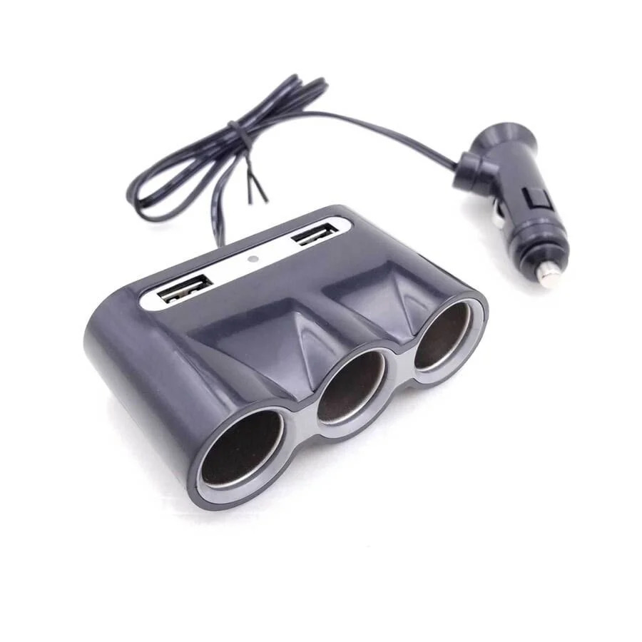 Φορτιστής & επέκταση τροφοδοσίας από αναπτήρα αυτοκινήτου 3 έξοδοι 12V/24V & 2 USB 5V 3A 60W Rider W Φορτιστής & επέκταση τροφοδοσίας από αναπτήρα αυτοκινήτου 3 έξοδοι 12V/24V & 2 USB 5V 3A 60W Rider W