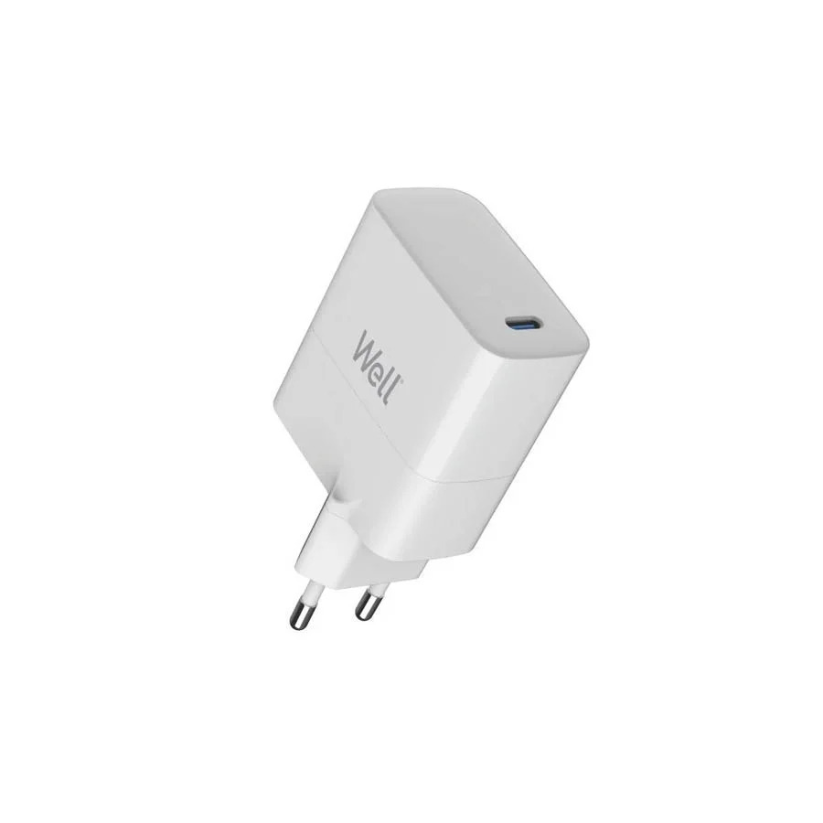 Universal USB-C FastTravel Wall Charger 65W Λευκό Well PSUP-USB-WPD6501WE-WL Universal USB-C FastTravel Wall Charger 65W Λευκό Well PSUP-USB-WPD6501WE-WL