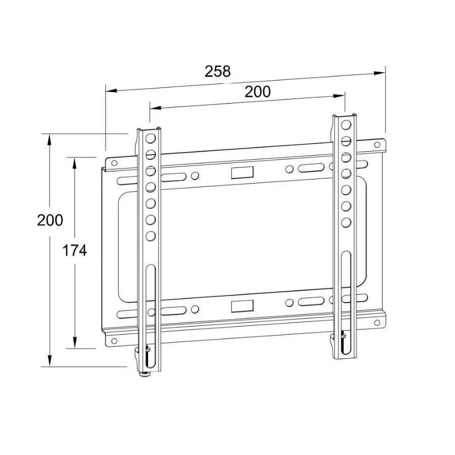 Βάση TV Well 13"- 43" Σταθερή TVS-LCD-FX43-WL Βάση TV Well 13"- 43" Σταθερή TVS-LCD-FX43-WL