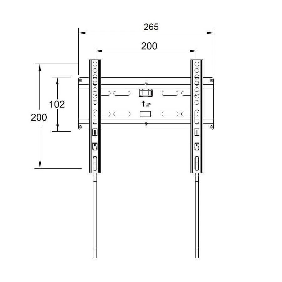 Βάση TV Well 13"- 43" Σταθερή με κορδόνι TVS-LCD-FXS43-WL Βάση TV Well 13"- 43" Σταθερή με κορδόνι TVS-LCD-FXS43-WL