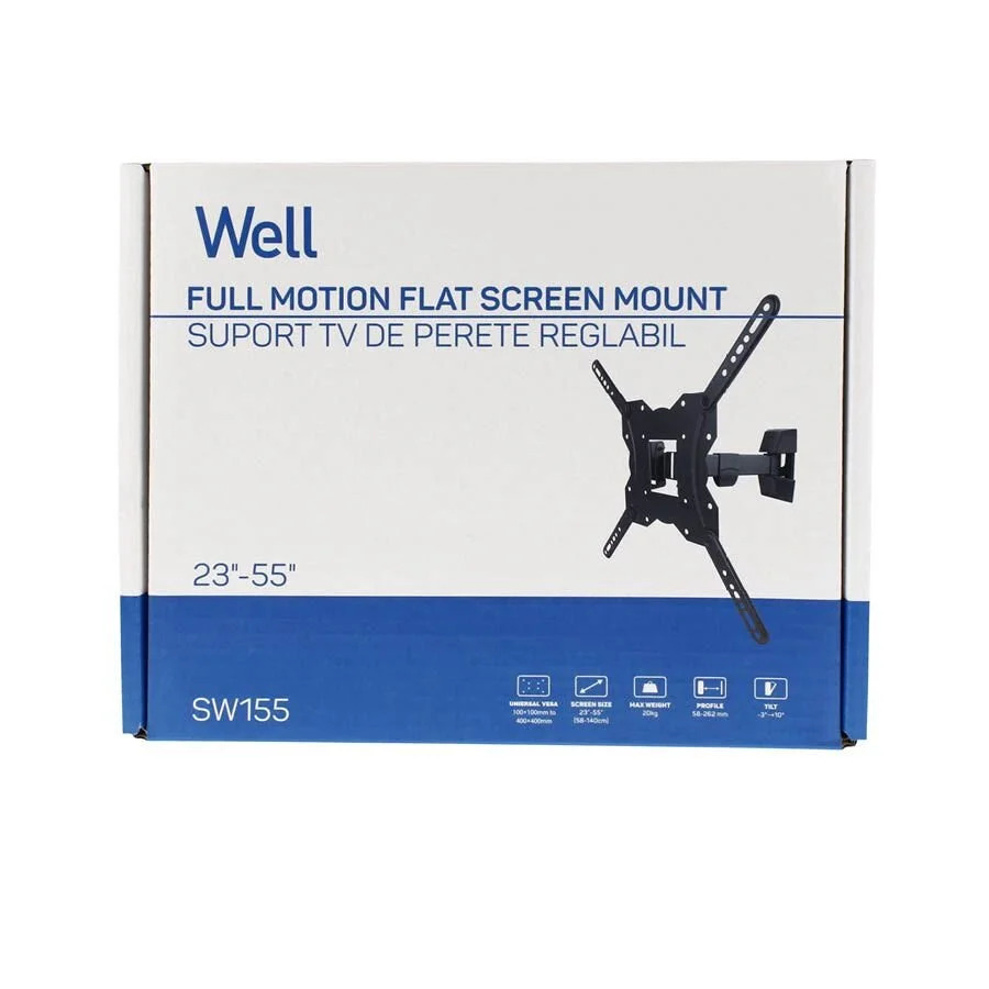 Βάση TV Well 23\\"- 55\\" με μονό βραχίωνα Ρυθμιζόμενη TVS-LCD-SW155-WL Βάση TV Well 23\\"- 55\\" με μονό βραχίωνα Ρυθμιζόμενη TVS-LCD-SW155-WL