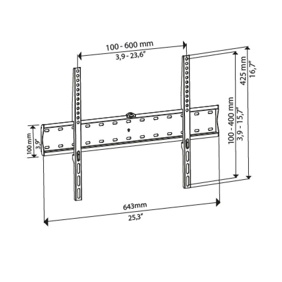 Βάση TV Bravo 32"- 82" Σταθερή Quadro 2 Βάση TV Bravo 32"- 82" Σταθερή Quadro 2