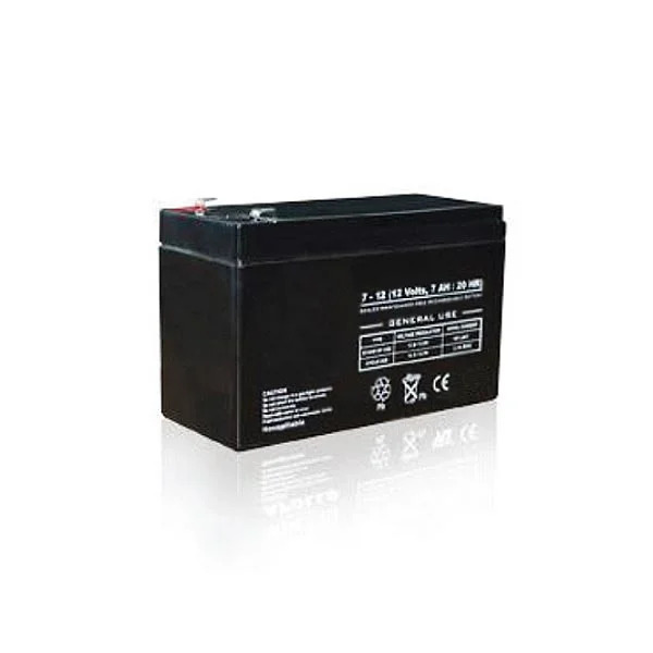 Μπαταρία Μολύβδου 12v 7AH Στενός Πόλος (Security) Μπαταρία Μολύβδου 12v 7AH Στενός Πόλος (Security)