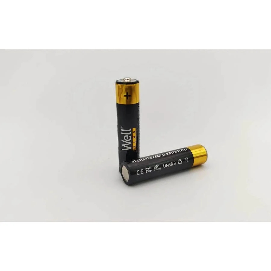 Well Μπαταρία 400mA R3 AAA 2τεμ Επαναφορτιζόμενη με καλώδιο φόρτισης USB-C ACCU-10440/40C-BL2-WL Well Μπαταρία 400mA R3 AAA 2τεμ Επαναφορτιζόμενη με καλώδιο φόρτισης USB-C ACCU-10440/40C-BL2-WL