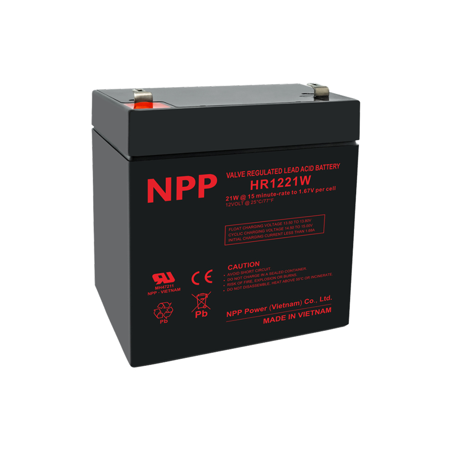 Μπαταρία Μολύβδου High Rate 12V 5AH NPP Power Μπαταρία Μολύβδου High Rate 12V 5AH NPP Power