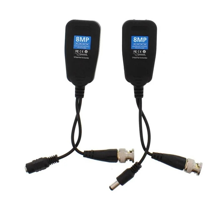Video balun HD Passive 8MP 2τεμ Well BLN-HD-L04-WL Video balun HD Passive 8MP 2τεμ Well BLN-HD-L04-WL