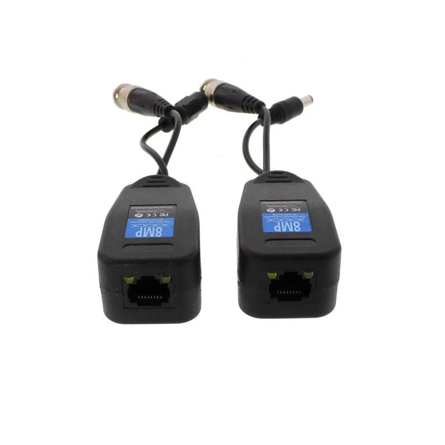 Video balun HD Passive 8MP 2τεμ Well BLN-HD-L04-WL Video balun HD Passive 8MP 2τεμ Well BLN-HD-L04-WL