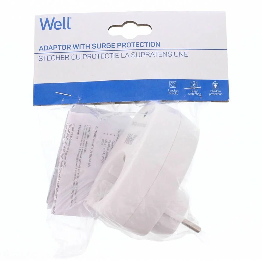 Αντάπτορας Προστασίας Υπέρτασης Well ELAD-SH-PROT/01-WL Αντάπτορας Προστασίας Υπέρτασης Well ELAD-SH-PROT/01-WL