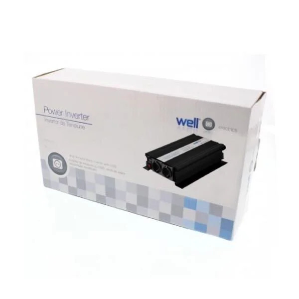 POWER INVERTER 1000W Well 12V DC TO 220V AC PSUP-INV/U-12V1000W-WL POWER INVERTER 1000W Well 12V DC TO 220V AC PSUP-INV/U-12V1000W-WL