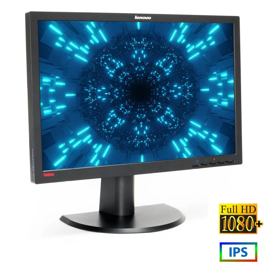 Used (A-) Monitor LT2452pwc IPS LED/Lenovo /24``FHD/1920x1200/Wide/Black/Grade A-/D-SUB & DVI-D & DP Used (A-) Monitor LT2452pwc IPS LED/Lenovo /24``FHD/1920x1200/Wide/Black/Grade A-/D-SUB & DVI-D & DP