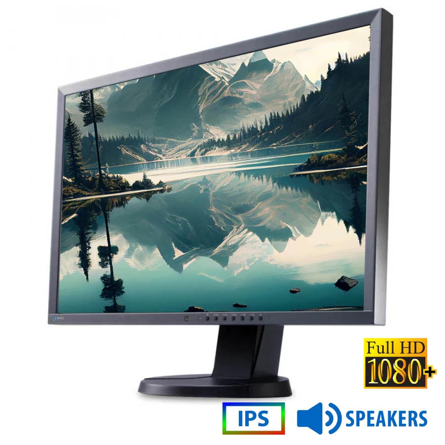 Used (A-) Monitor FlexScan EV2436W IPS LED/Eizo/24\\"FHD/1920x1200/Wide/Gray/w/Speakers/Grade A-/D-SUB Used (A-) Monitor FlexScan EV2436W IPS LED/Eizo/24\\"FHD/1920x1200/Wide/Gray/w/Speakers/Grade A-/D-SUB