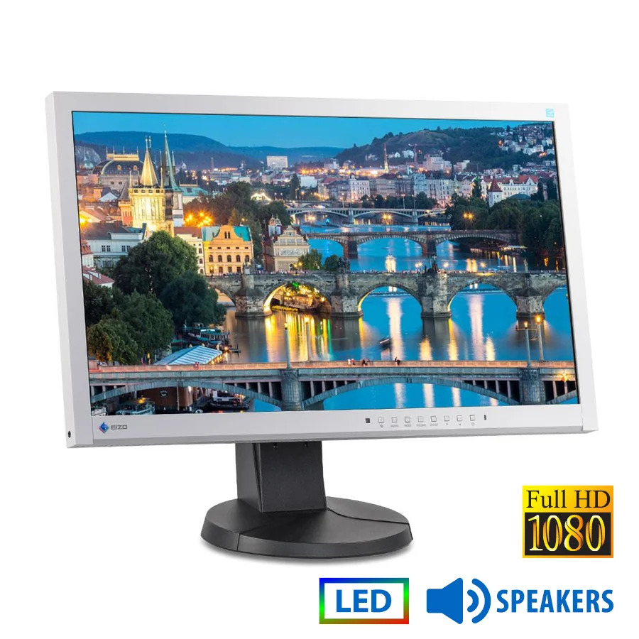 Used (A-) Monitor FlexScan EV2335W LED/Eizo/23\\"FHD/1920x1080/Wide/Gray/Black/w/Speakers/Grade A-/D-S Used (A-) Monitor FlexScan EV2335W LED/Eizo/23\\"FHD/1920x1080/Wide/Gray/Black/w/Speakers/Grade A-/D-S