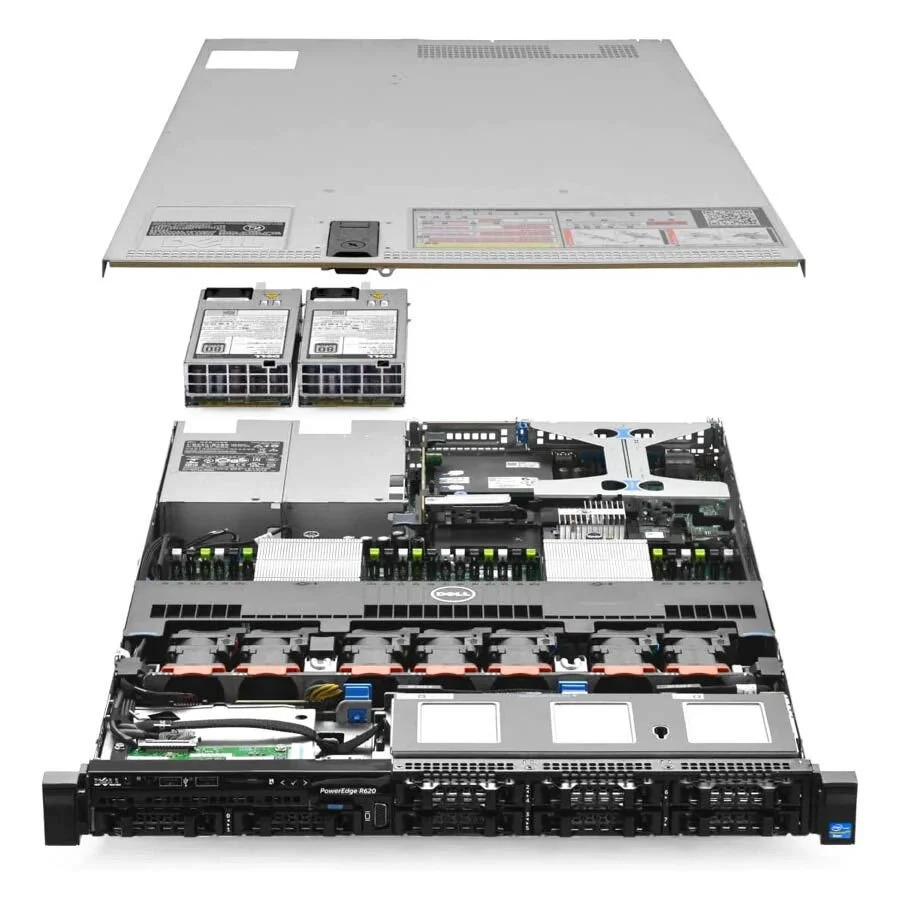Refurbished Server Dell Poweredge R620 R1U E5-2630/16GB DDR3/2x1.2TB SAS 10K/8xSFF/1xPSU/DVD/PERC H7 Refurbished Server Dell Poweredge R620 R1U E5-2630/16GB DDR3/2x1.2TB SAS 10K/8xSFF/1xPSU/DVD/PERC H7