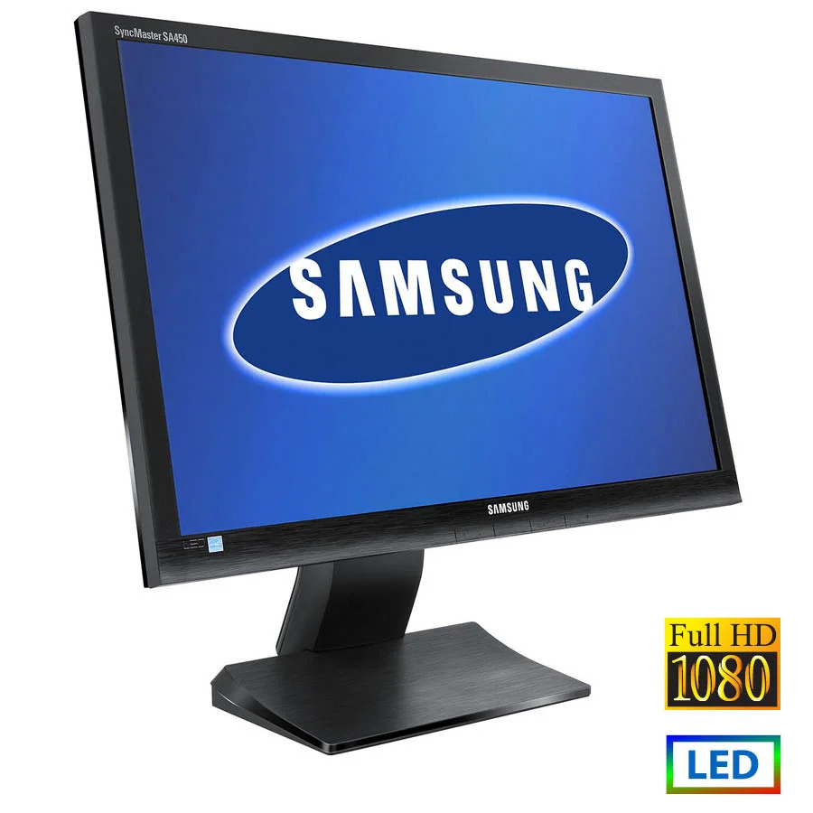 Used (A-) Monitor S24A450 LED/Samsung/24``FHD1920x1080/Wide/Black/Grade A-/D-SUB & DVI-D Used (A-) Monitor S24A450 LED/Samsung/24``FHD1920x1080/Wide/Black/Grade A-/D-SUB & DVI-D