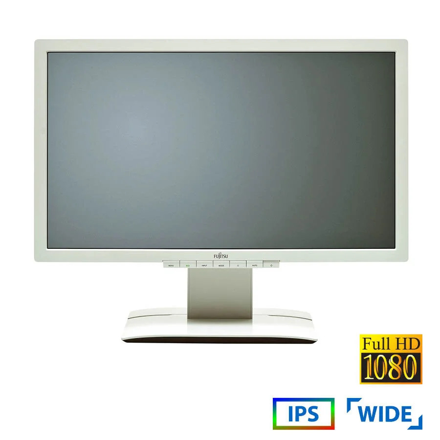 Used (A-) Monitor P23T-6 IPS LED/Fujitsu/23”FHD/1920x1080/Wide/White/Grade A-/D-SUB & DVI-I & DP & U Used (A-) Monitor P23T-6 IPS LED/Fujitsu/23”FHD/1920x1080/Wide/White/Grade A-/D-SUB & DVI-I & DP & U