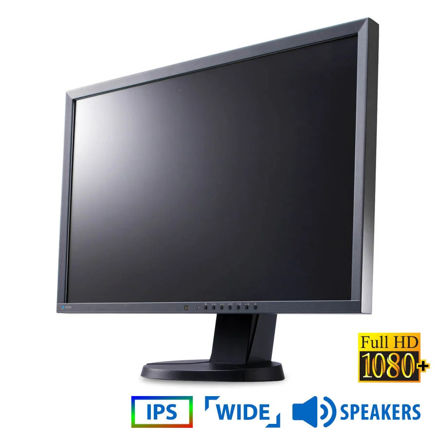 Used (A-) Monitor FlexScan EV2436W IPS LED/Eizo/24``FHD/1920x1200/Wide/Black/w/Speakers/Grade A-/D-S Used (A-) Monitor FlexScan EV2436W IPS LED/Eizo/24``FHD/1920x1200/Wide/Black/w/Speakers/Grade A-/D-S