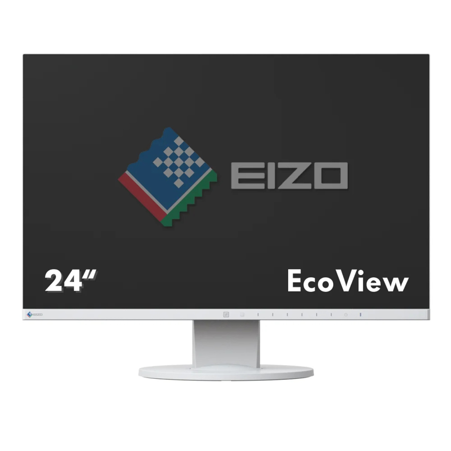 Used Monitor FlexScan EV2455 IPS LED/Eizo/24``FHD/1920x1200/Wide/White/w/Speakers/D-SUB & DVI-D & DP Used Monitor FlexScan EV2455 IPS LED/Eizo/24``FHD/1920x1200/Wide/White/w/Speakers/D-SUB & DVI-D & DP