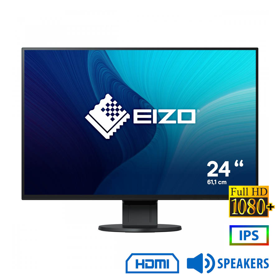 Used (A-) Monitor FlexScan EV2456 IPS LED/Eizo/24``FHD/1920x1200/Wide/Black/w/Sreakers/Grade A-/D-SU Used (A-) Monitor FlexScan EV2456 IPS LED/Eizo/24``FHD/1920x1200/Wide/Black/w/Sreakers/Grade A-/D-SU